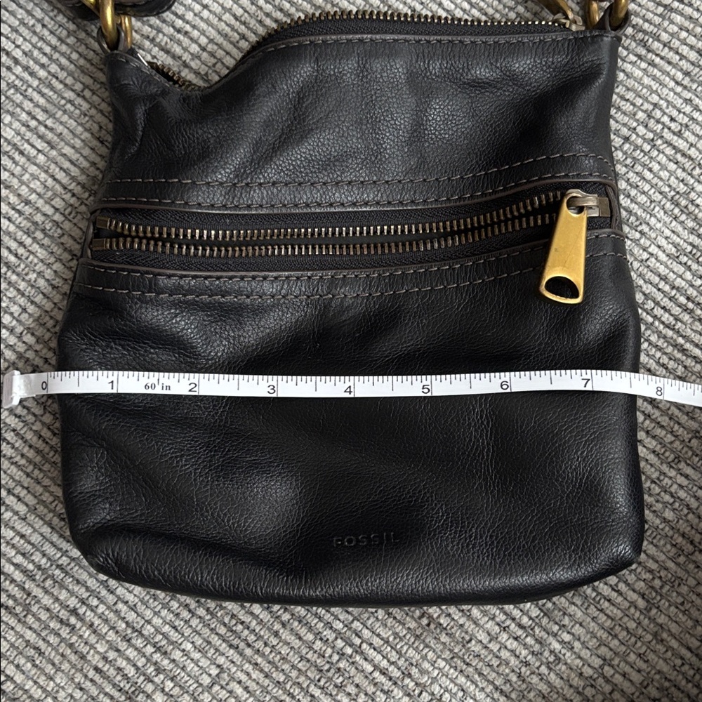 Fossil leather black cross body - Picture 14 of 16
